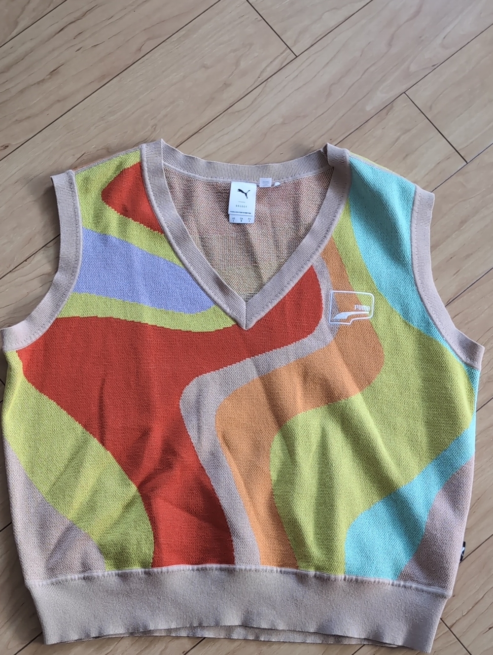 Colourful Puma Sweater Vest